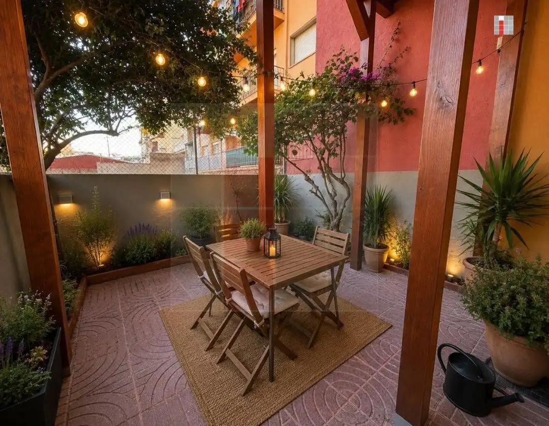 Terrassa de Casa adosada en venda en Granollers amb Aire condicionat, Calefacció i Jardí privat
