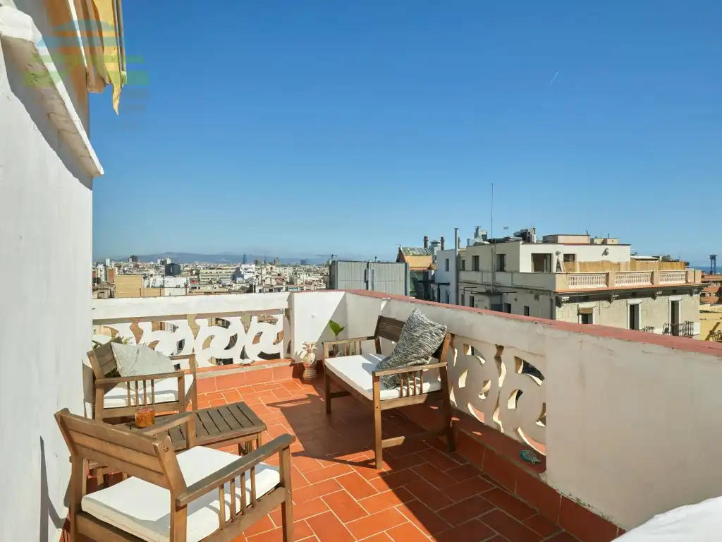 Terrace of Attic for sale in Barcelona  with Air Conditioner and Terrace