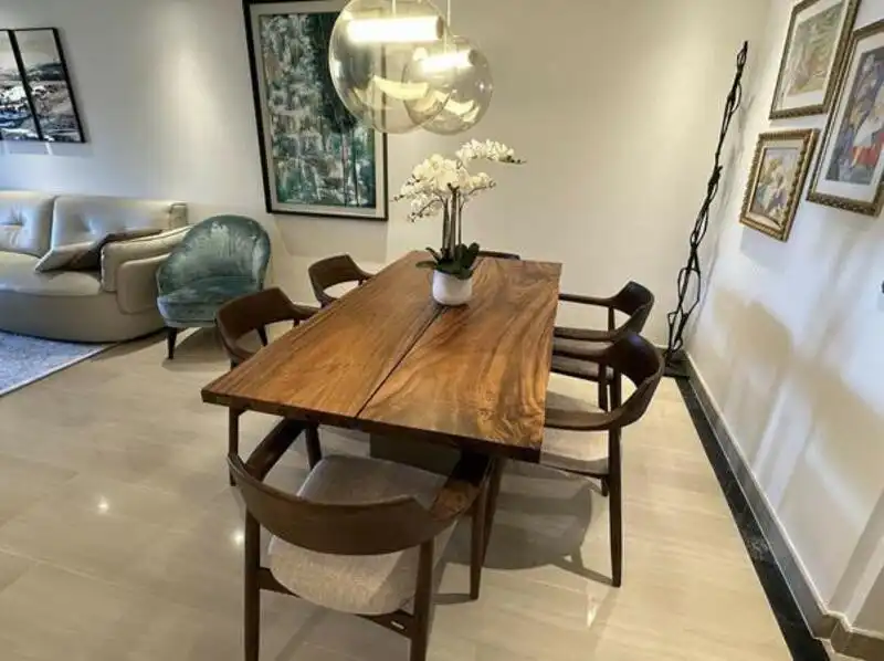Comedor de Apartamento de alquiler en Estepona con Aire acondicionado, Terraza y Piscina