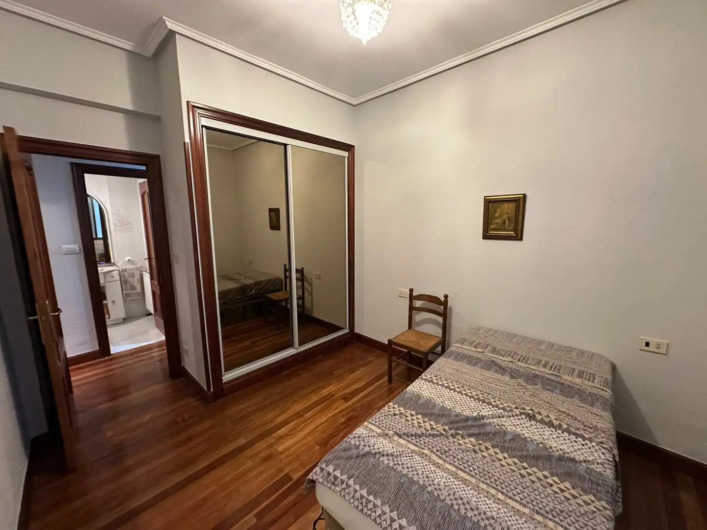 Bedroom of Flat for sale in Bilbao   with Oven, Washing machine and Balcony