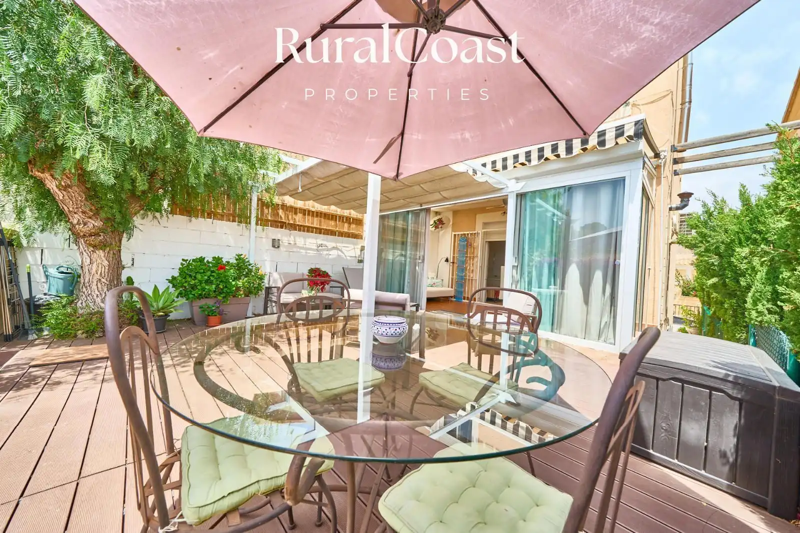 Terraza de Casa adosada en venta en Aigües con Aire acondicionado, Calefacción y Jardín privado