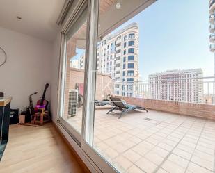 Terrace of Attic to rent in  Valencia Capital  with Air Conditioner, Terrace and Swimming Pool