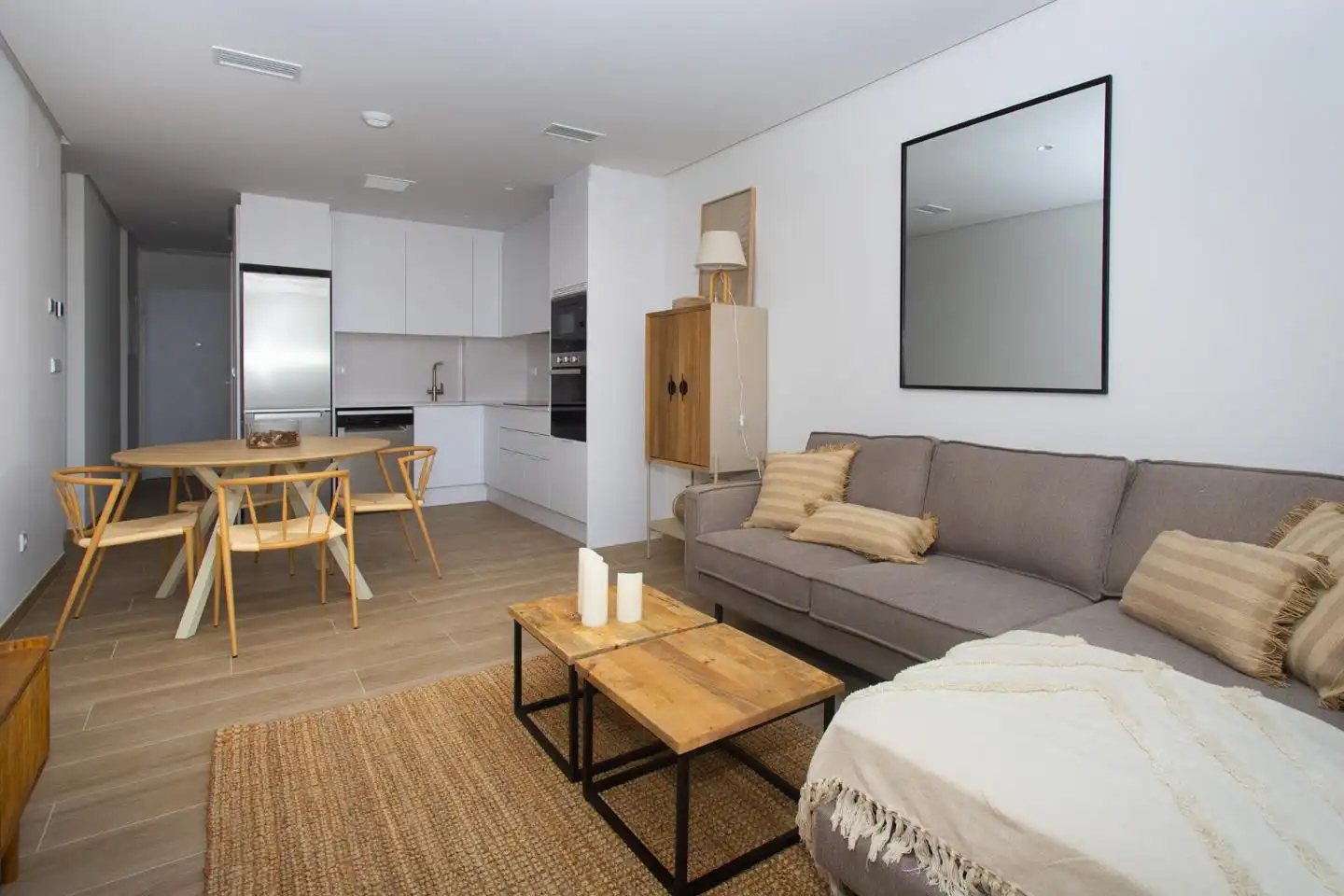Living room of Flat for sale in Santa Pola  with Air Conditioner, Terrace and Swimming Pool