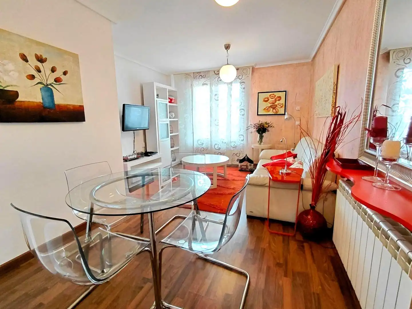 Wohnzimmer von Wohnung zur Miete in Santa María de Cayón mit Heizung, Abstellraum und Möbliert