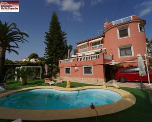 Jardí de Casa o xalet en venda en Calpe / Calp amb Aire condicionat, Terrassa i Piscina