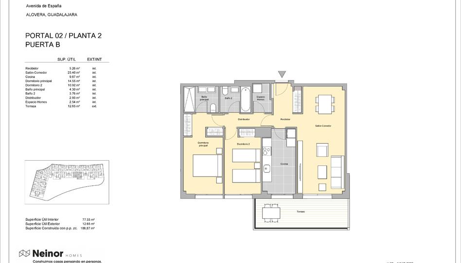 Foto 1 de vivienda de obra nueva en Piso en venta en   Calle Nelson Mandela, Alovera, Guadalajara