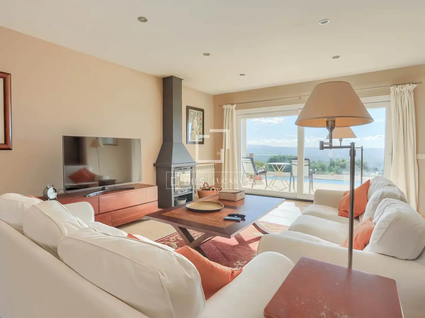 Living room of Houses for sale in  Palma de Mallorca  with Air Conditioner, Heating and Private garden
