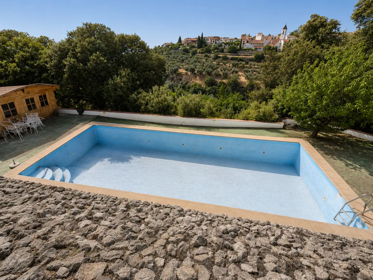 Piscina de Finca rústica en venta en Víznar con Jardín privado, Terraza y Trastero