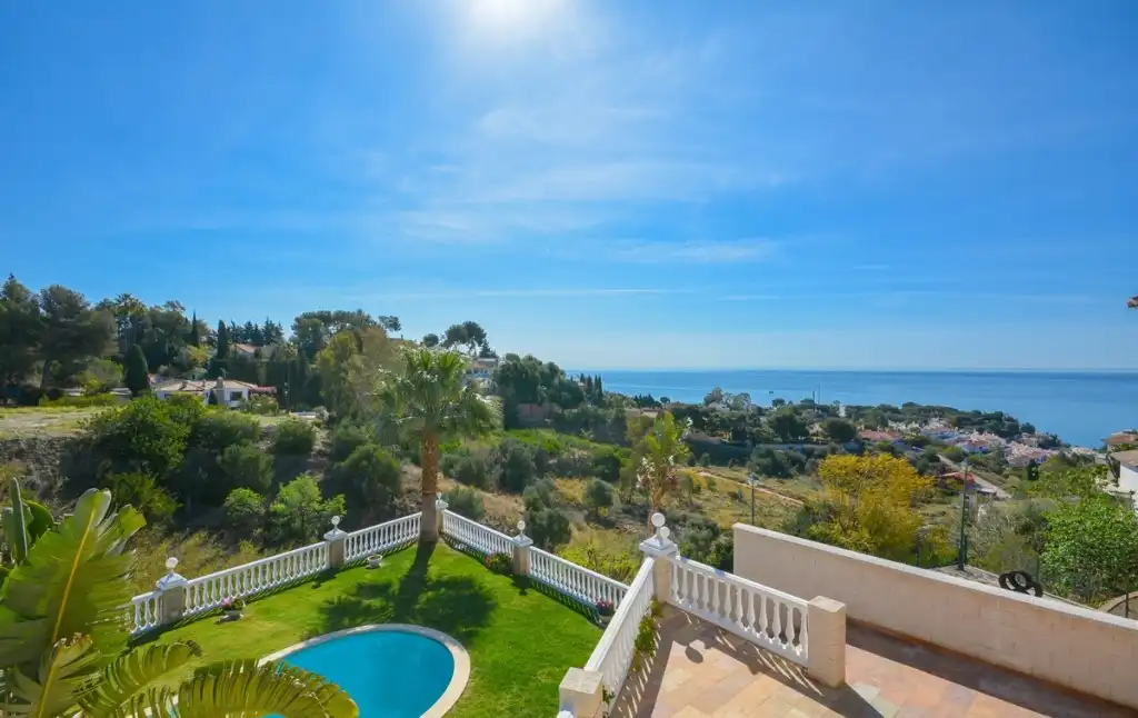 Garden of Houses for sale in Benalmádena  with Air Conditioner, Private garden and Terrace