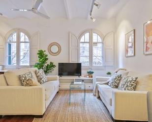 Living room of Apartment to share in  Barcelona Capital  with Air Conditioner, Heating and Terrace