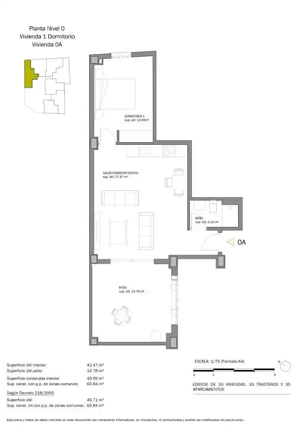 Planta baja en venta en Mijas con Aire acondicionado, Calefacción y Terraza