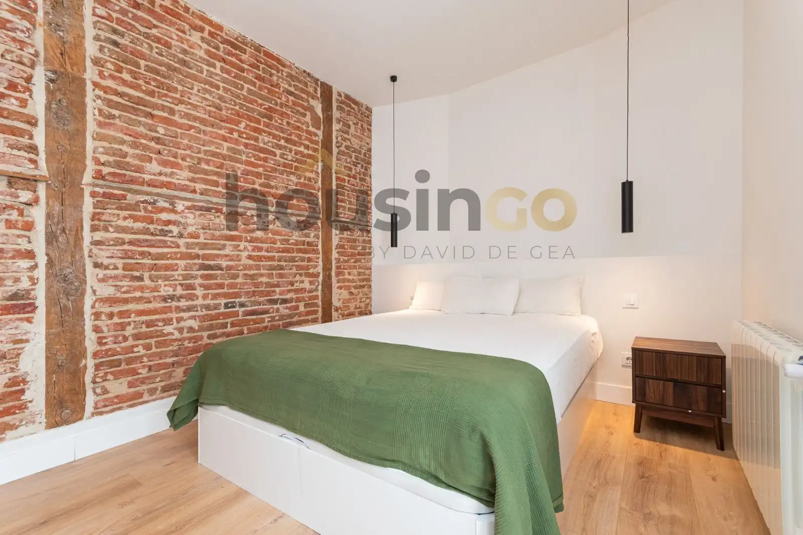 Bedroom of Flat for rent in Madrid  with Air Conditioner, Heating and Terrace