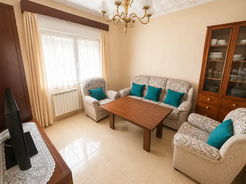 Sala de estar de Piso en venta en Madrid con Calefacción y Amueblado