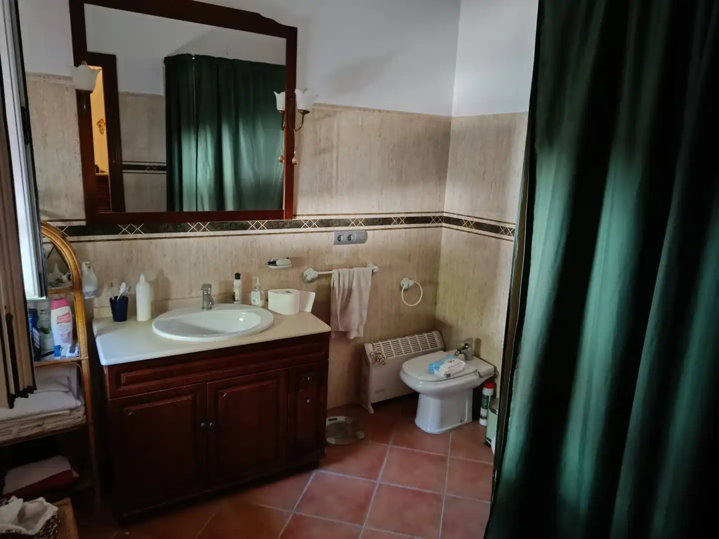Bany de Casa o xalet en venda en Carmona amb Aire condicionat, Jardí privat i Terrassa