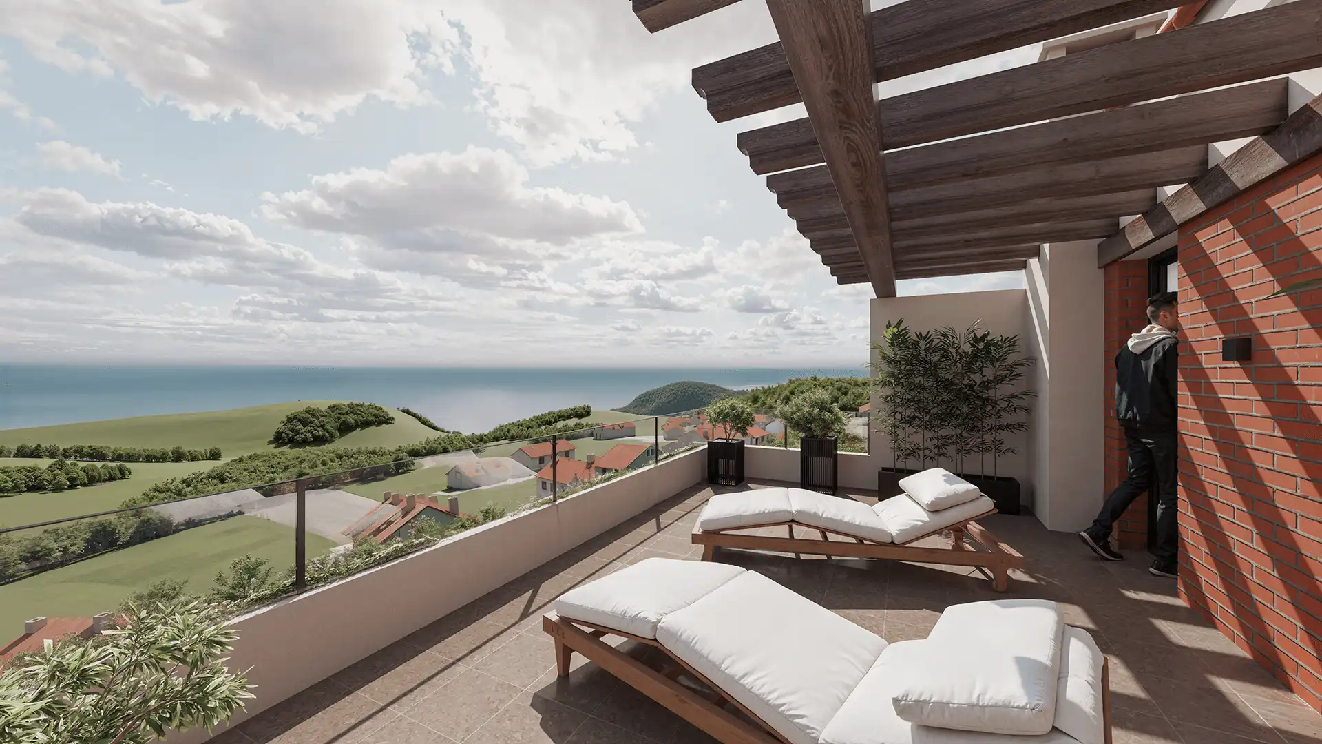 Terrasse von Wohnungen zum Verkauf in Val de San Vicente  mit Heizung, Privatgarten und Terrasse
