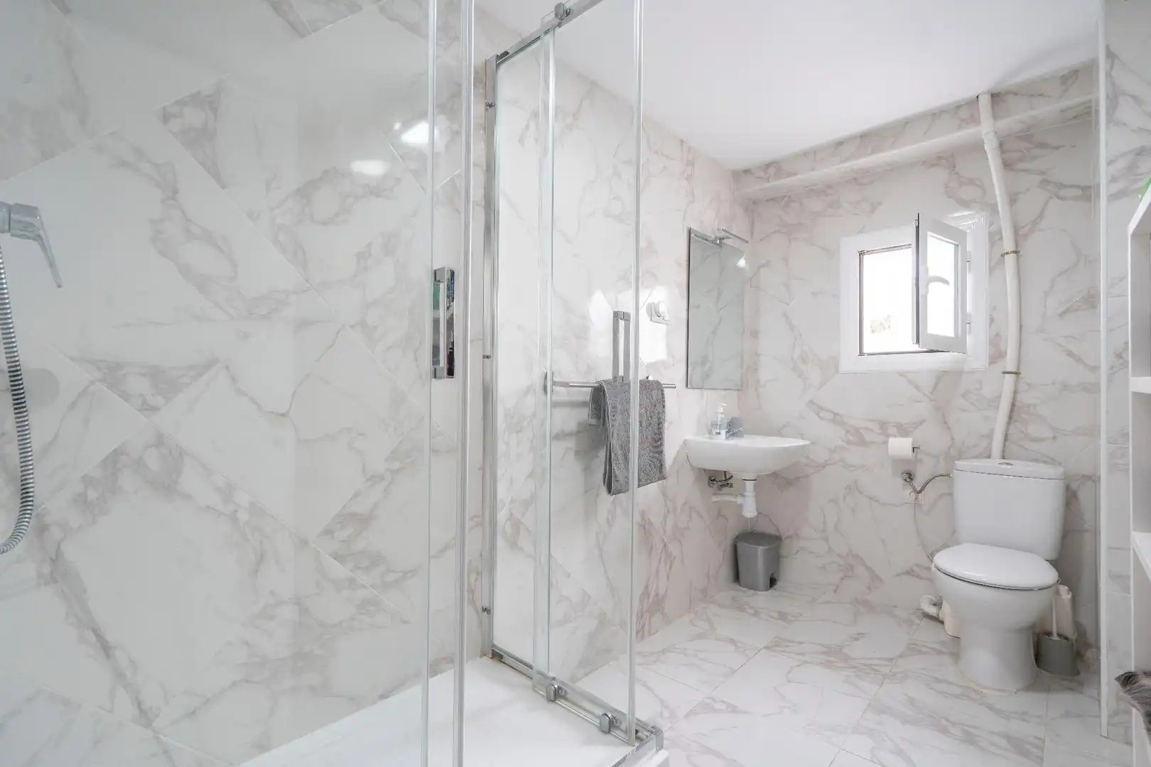 Baño de Casa o chalet en venta en Mazarrón con Aire acondicionado, Calefacción y Jardín privado