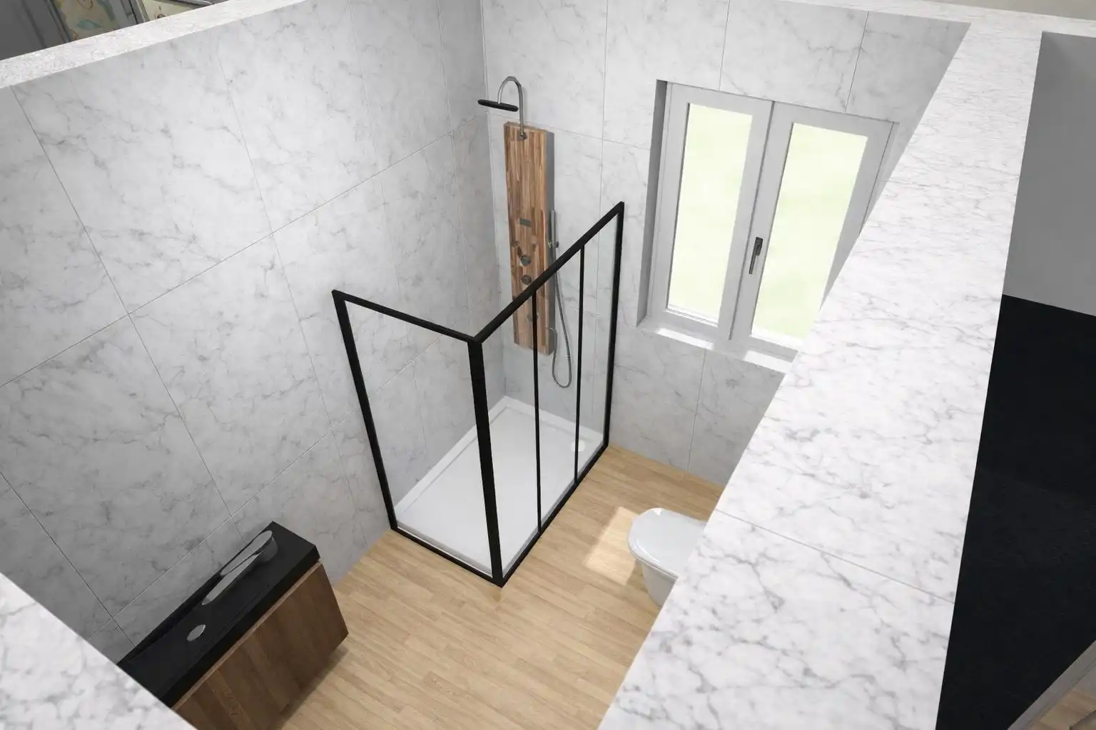 Badezimmer von Wohnung zum Verkauf in Tielmes mit Heizung, Abstellraum und Möbliert