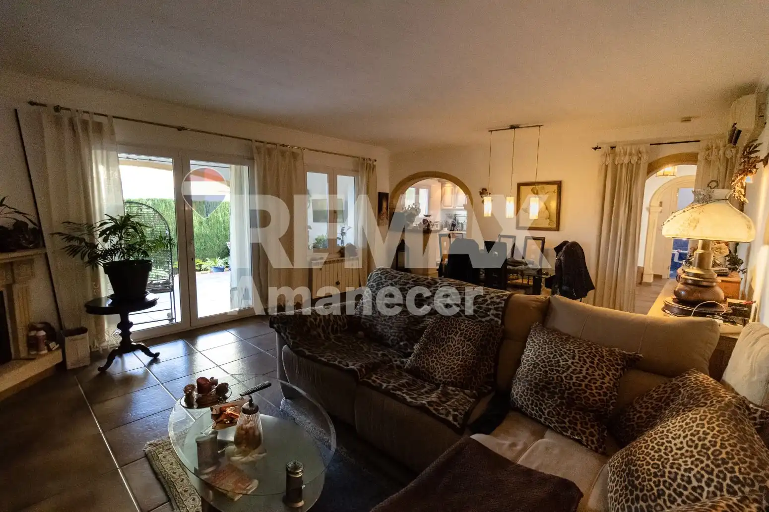 Sala de estar de Casa o chalet en venta en Dénia con Jardín privado, Terraza y Piscina