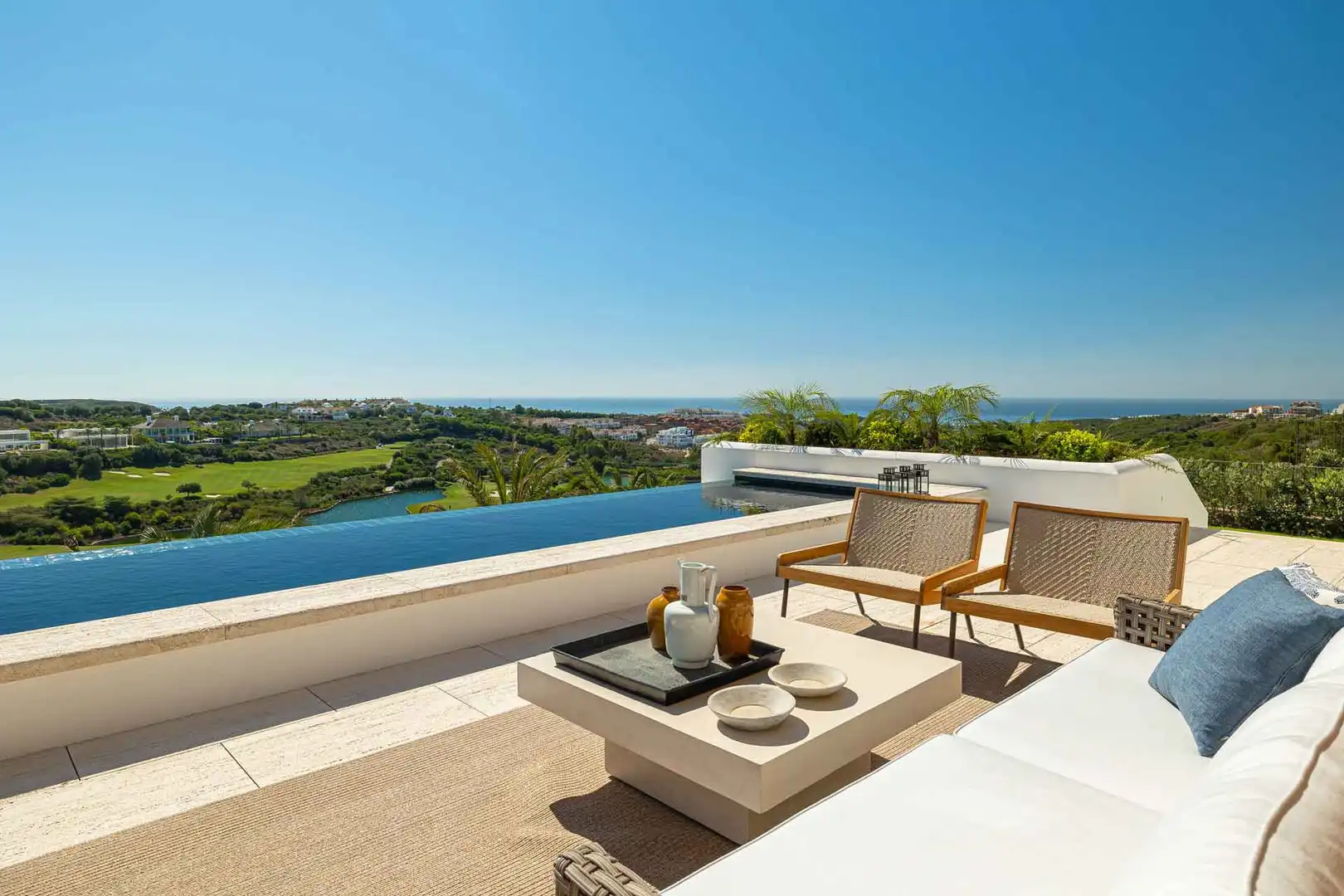 Terraza de Casa o chalet en venta en Casares con Aire acondicionado, Jardín privado y Terraza