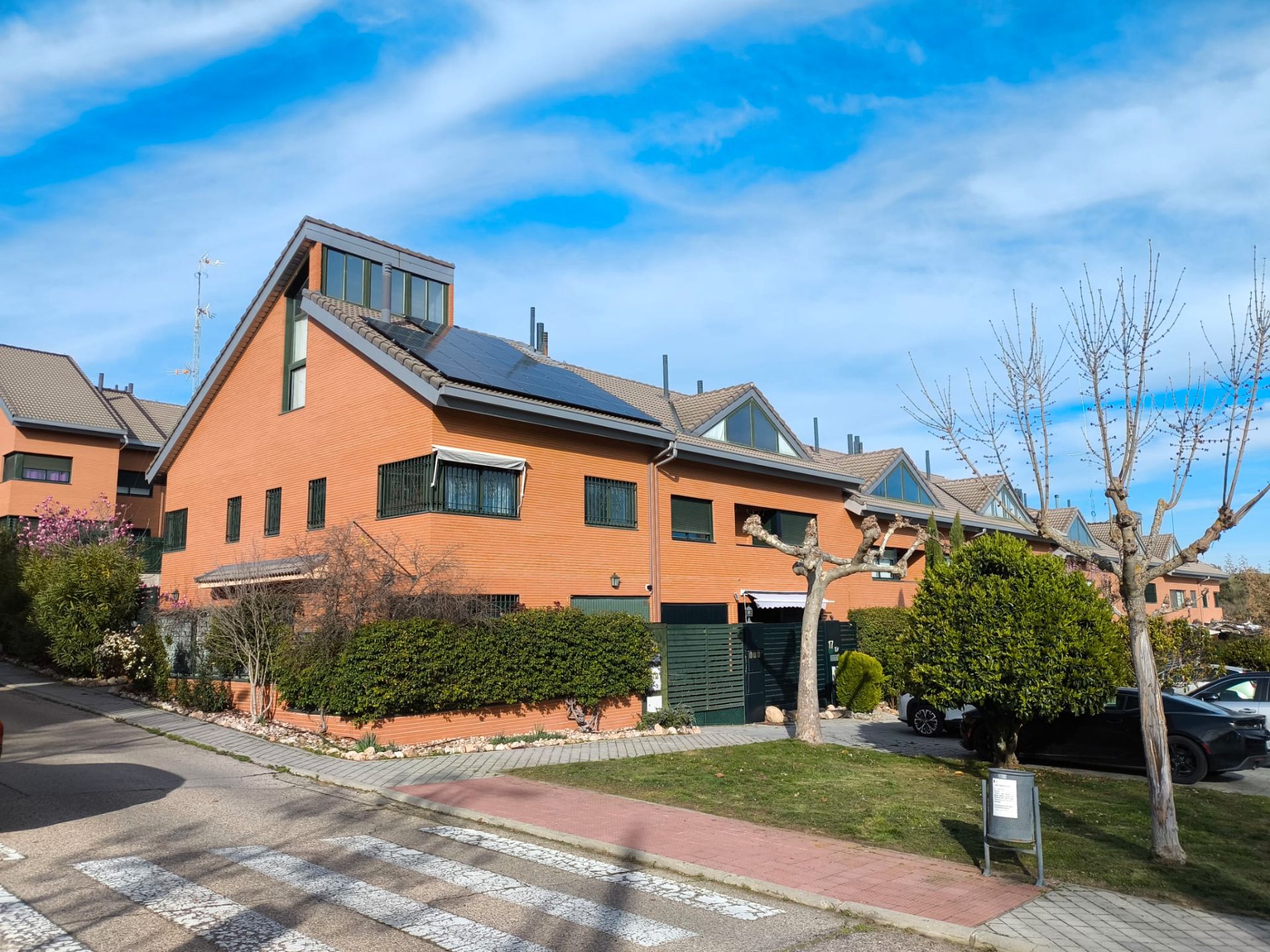 Vista exterior de Casa o xalet en venda en Villamantilla amb Aire condicionat, Calefacció i Jardí privat