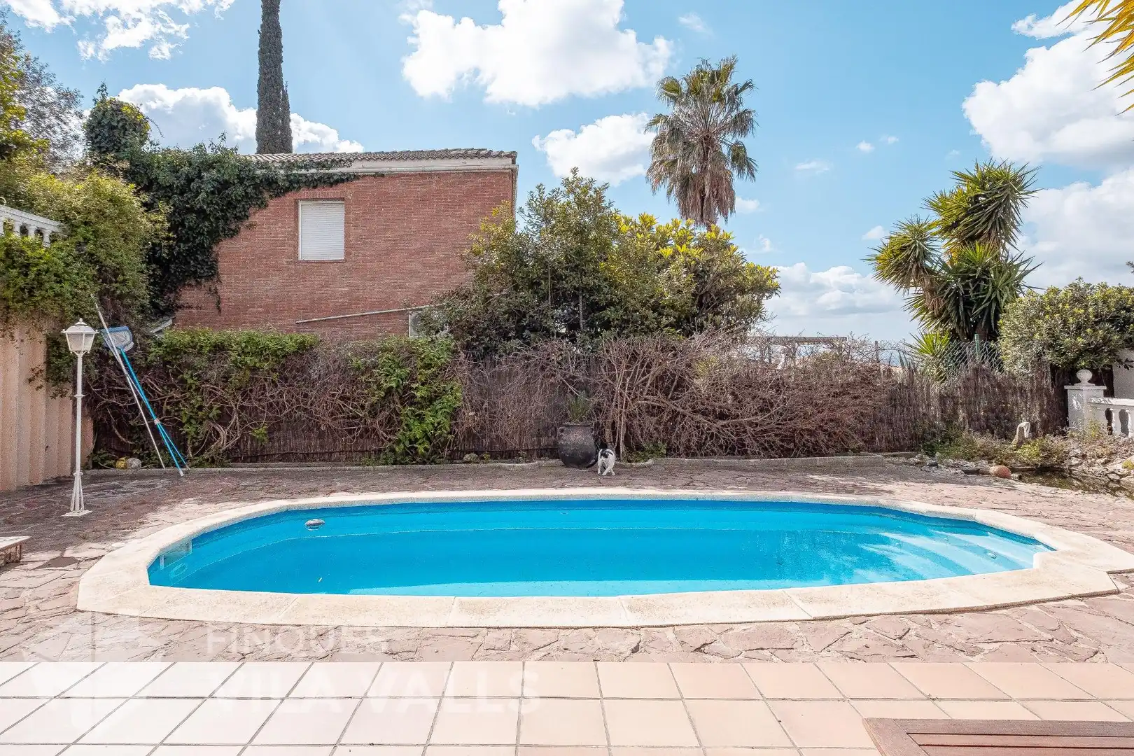 Piscina de Casa o xalet en venda en Caldes de Montbui amb Calefacció, Jardí privat i Terrassa