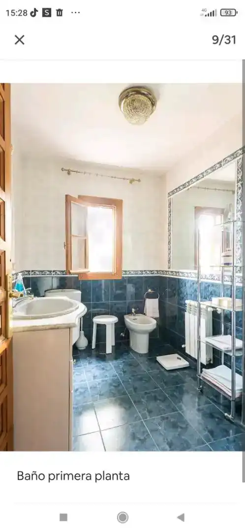 Bany de Casa adosada en venda en Medinaceli amb Jardí privat, Moblat i Forn