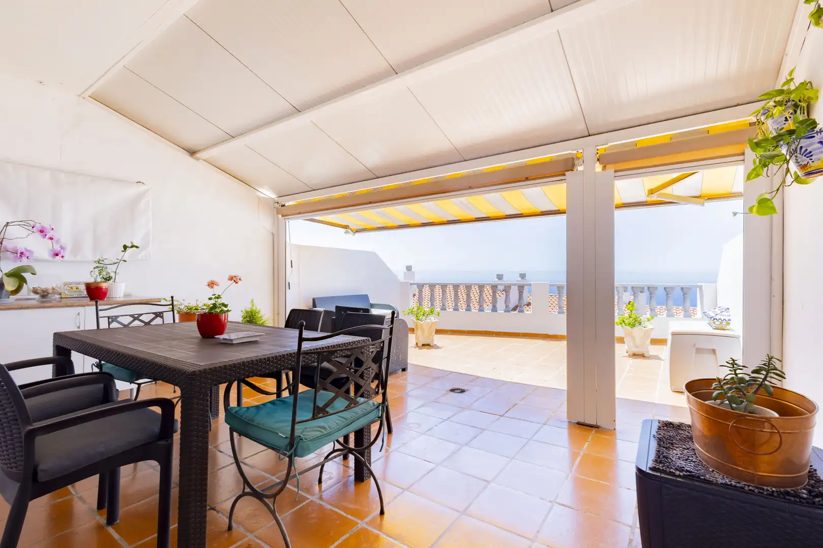 Terraza de Casa adosada en venta en El Rosario con Aire acondicionado, Jardín privado y Terraza