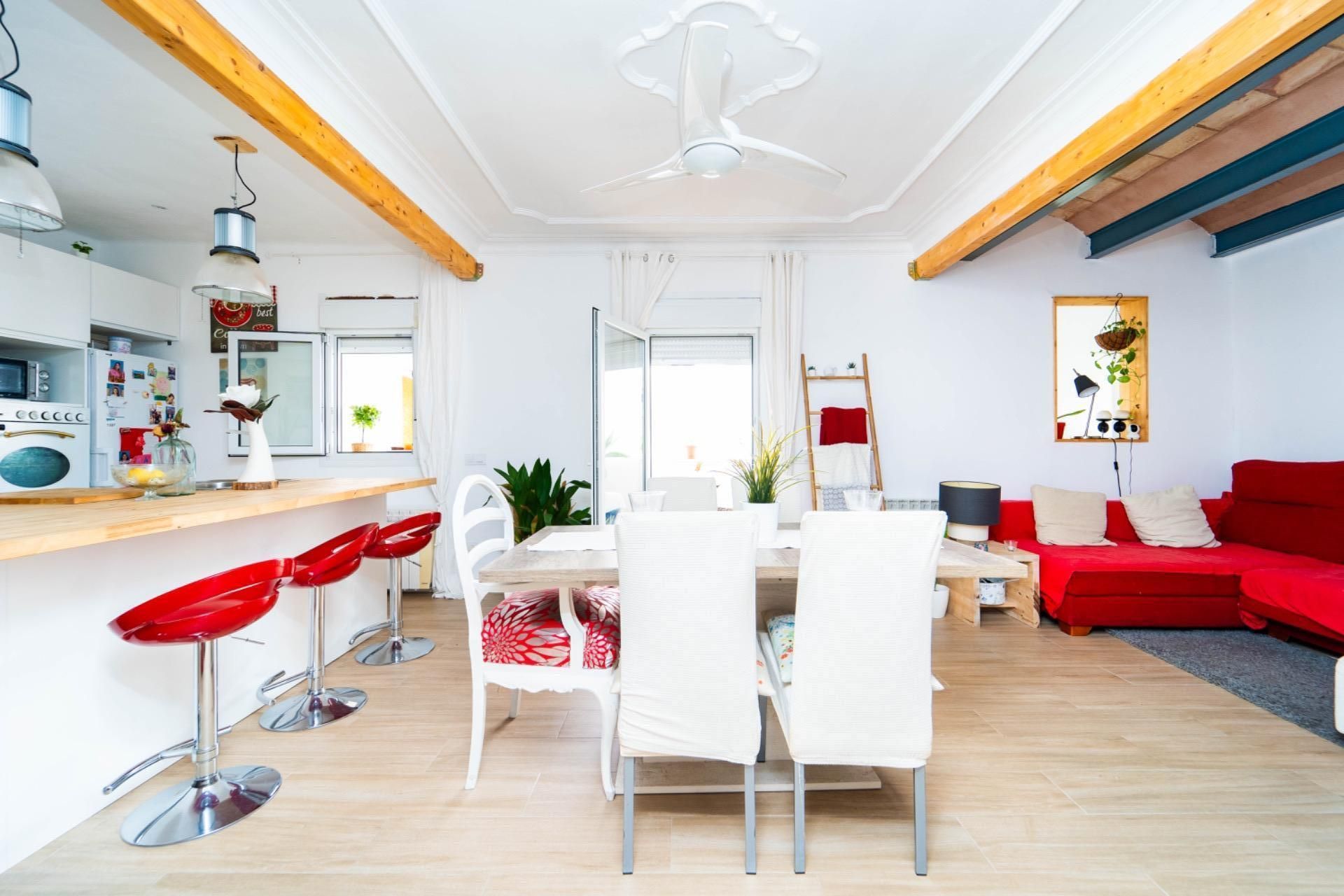 Dining room of Flat for sale in  Palma de Mallorca  with Air Conditioner, Terrace and Storage room