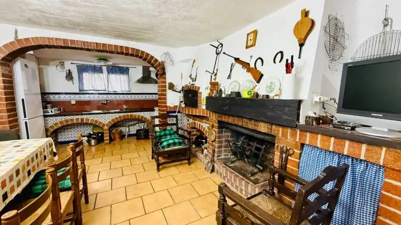 Cuina de Casa o xalet en venda en El Espinar amb Calefacció, Jardí privat i Parquet