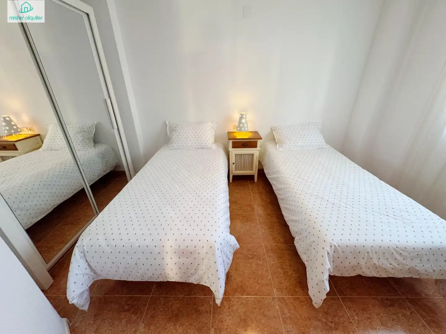 Bedroom of Apartments for rent in El Campello  with Air Conditioner, Heating and Private garden