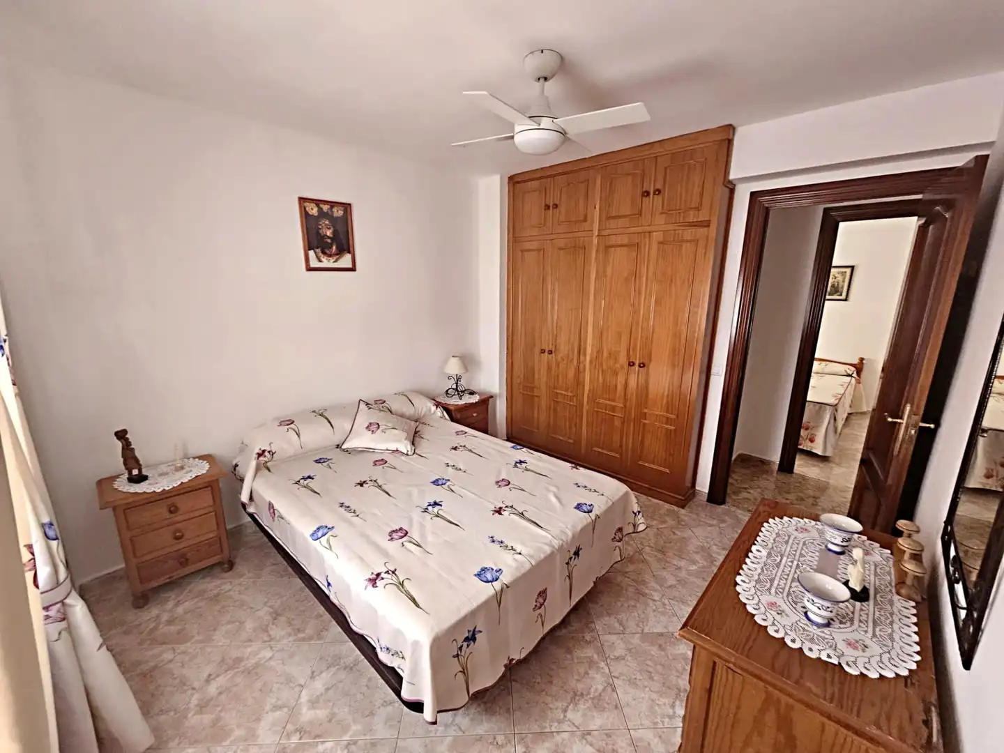 Bedroom of Flat for sale in Málaga  with Furnished