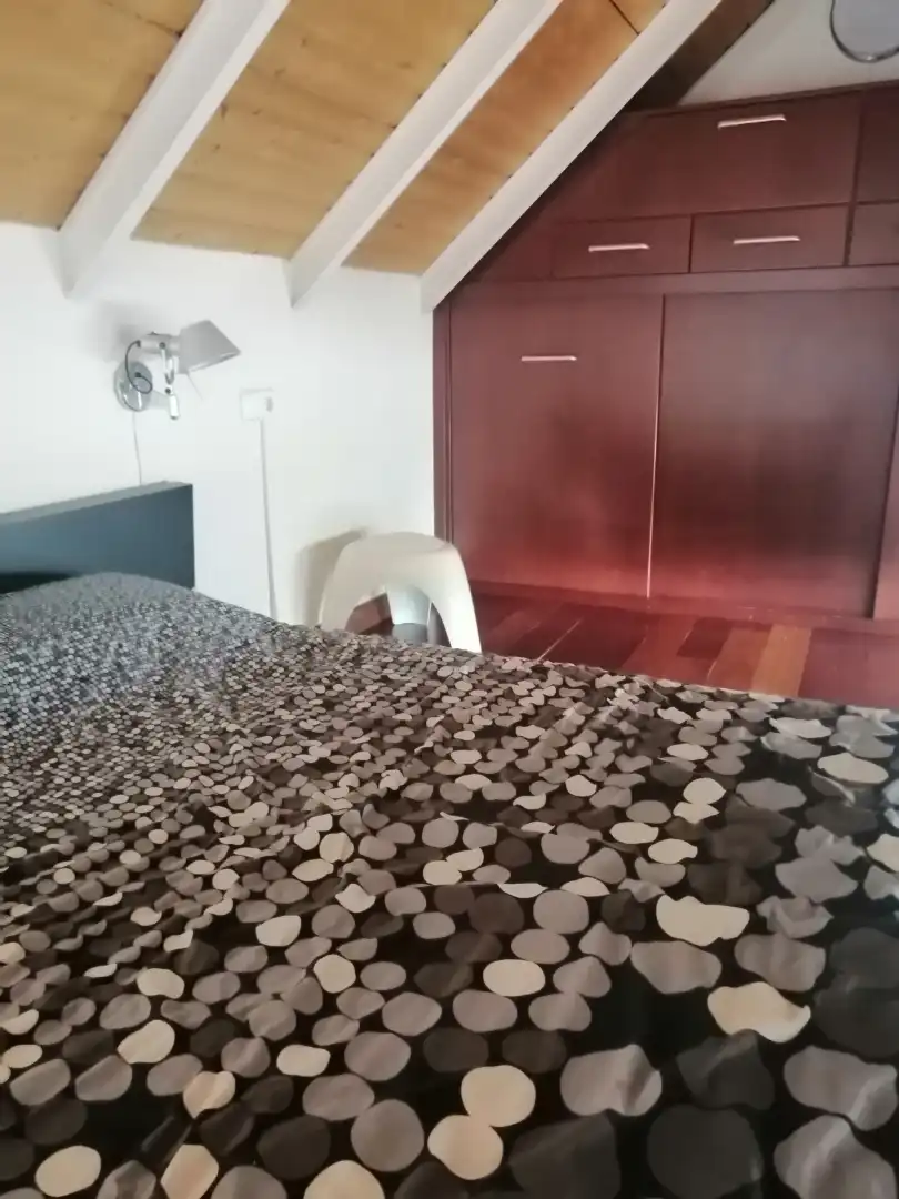 Schlafzimmer von Loft zur Miete in Sevilla mit Klimaanlage, Heizung und Terrasse