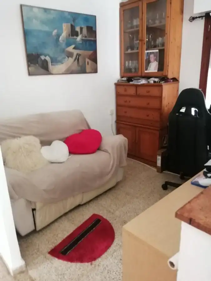 Sala d'estar de Casa o xalet en venda en Calpe / Calp amb Jardí privat, Terrassa i Moblat