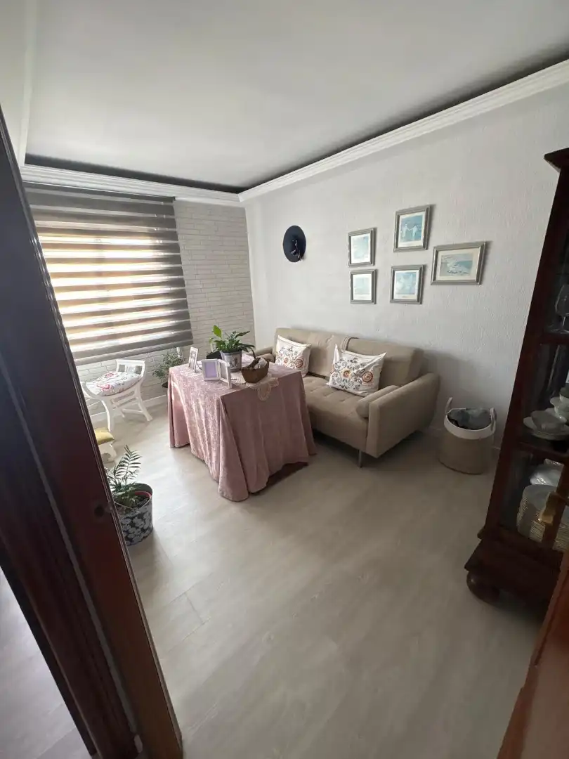 Living room of Flat for sale in Jerez de la Frontera  with Air Conditioner, Parquet flooring and Terrace