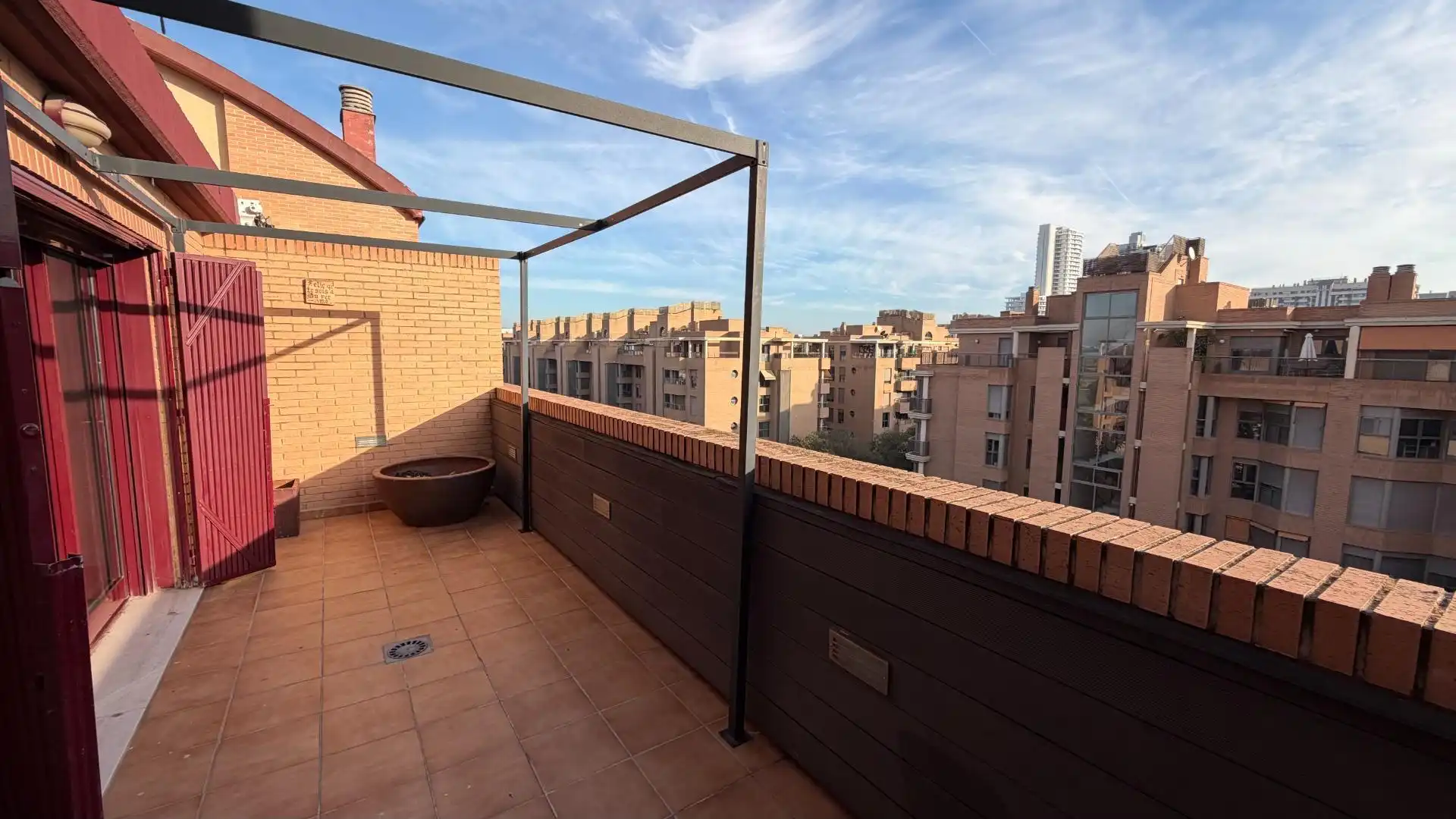 Terraza de Ático en venta en Campanar