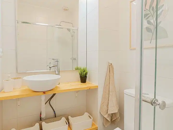 Baño de Piso para compartir en Playa del Cura