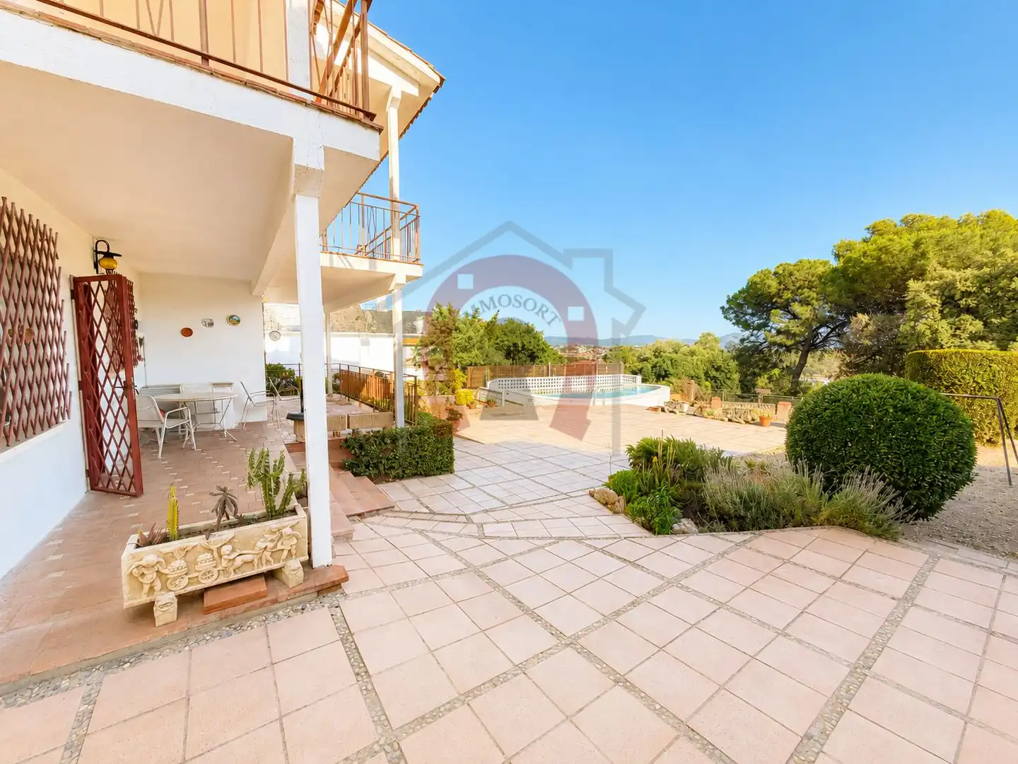 Terrassa de Casa o xalet en venda en Palau-solità i Plegamans amb Jardí privat, Terrassa i Piscina