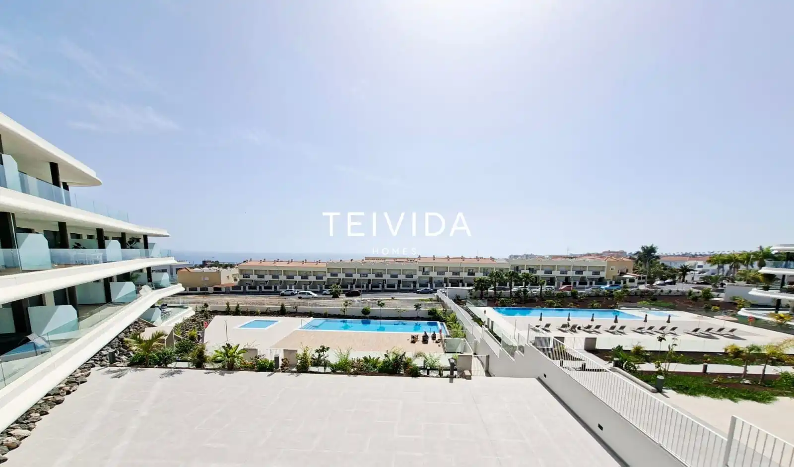 Terraza de Piso de alquiler en Adeje con Terraza, Piscina y Amueblado
