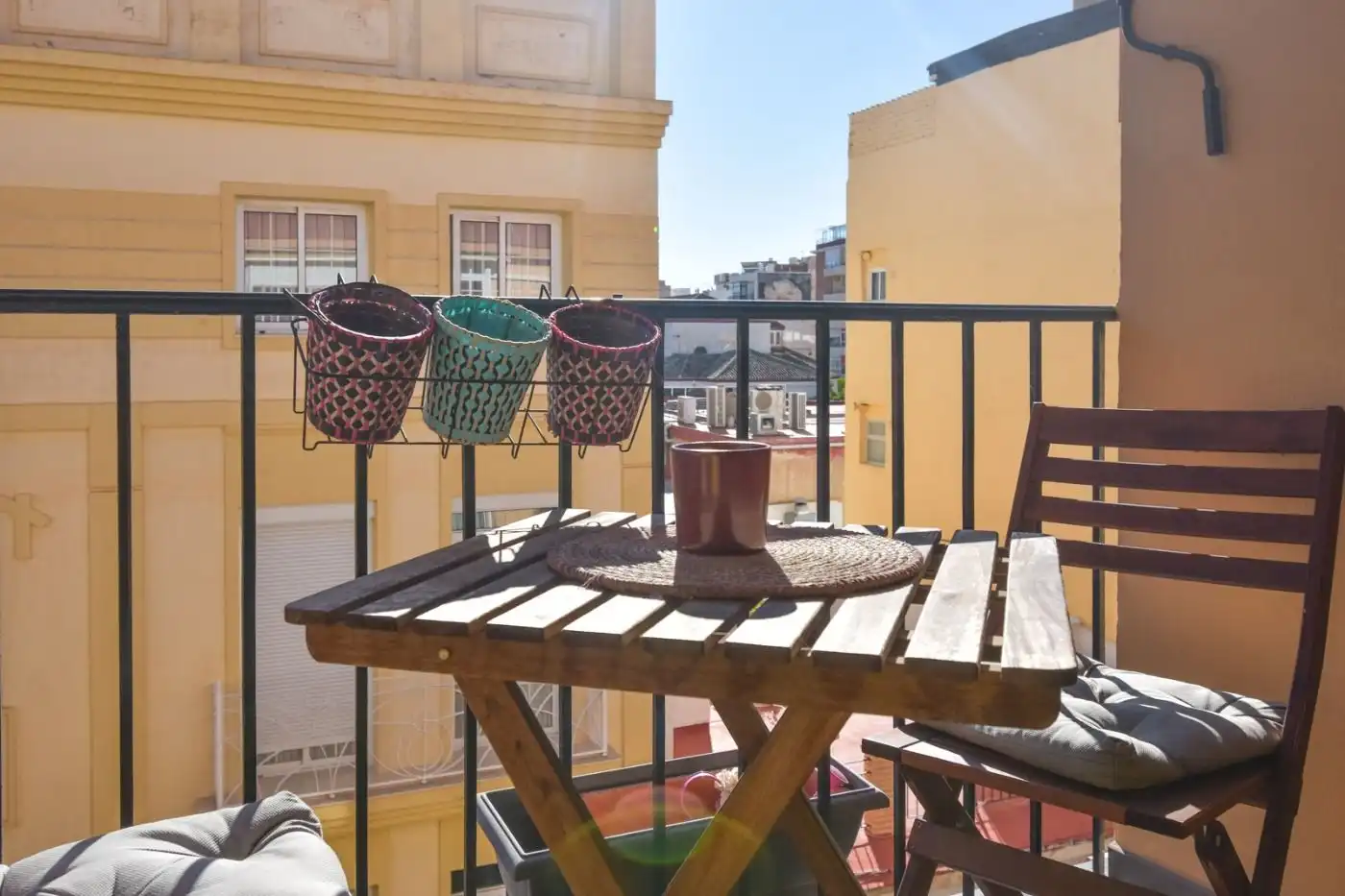 Terraza de Piso de alquiler en Fuengirola con Aire acondicionado, Calefacción y Terraza