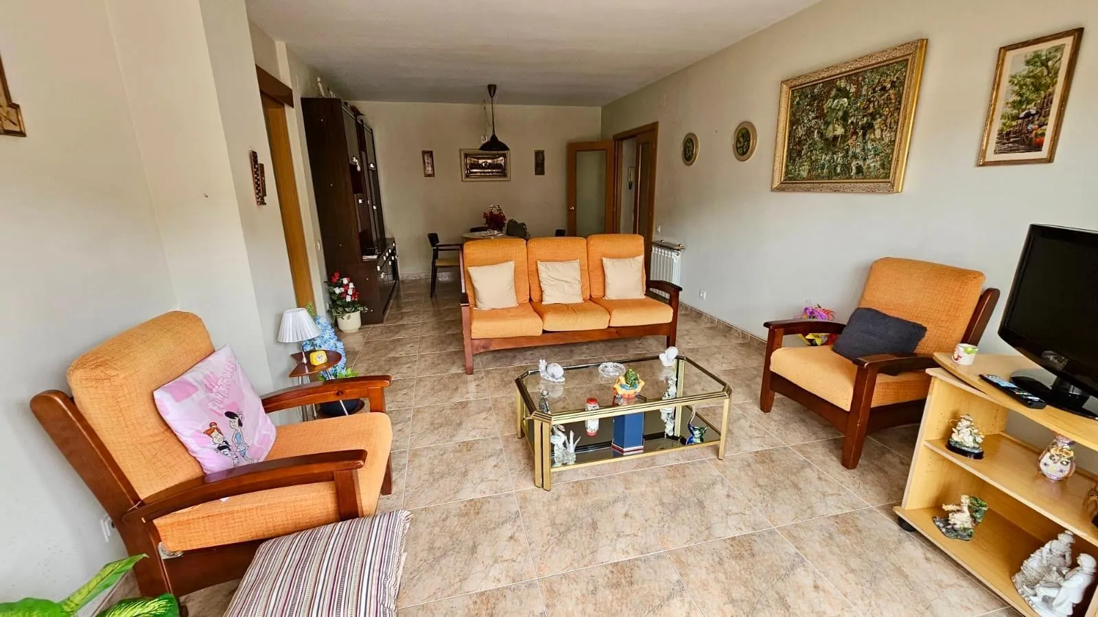 Sala d'estar de Pis en venda en Rubí amb Calefacció, Terrassa i Balcó