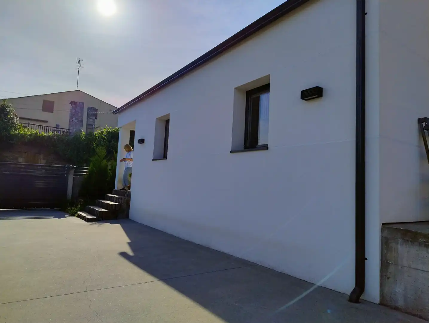 Vista exterior de Casa o chalet en venta en Begonte con Calefacción, Jardín privado y Parquet