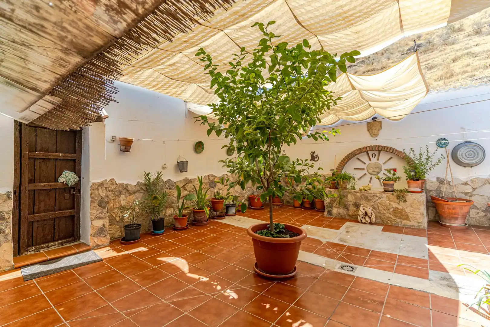 Terraza de Casa o chalet en venta en Huelma con Jardín privado y Sauna