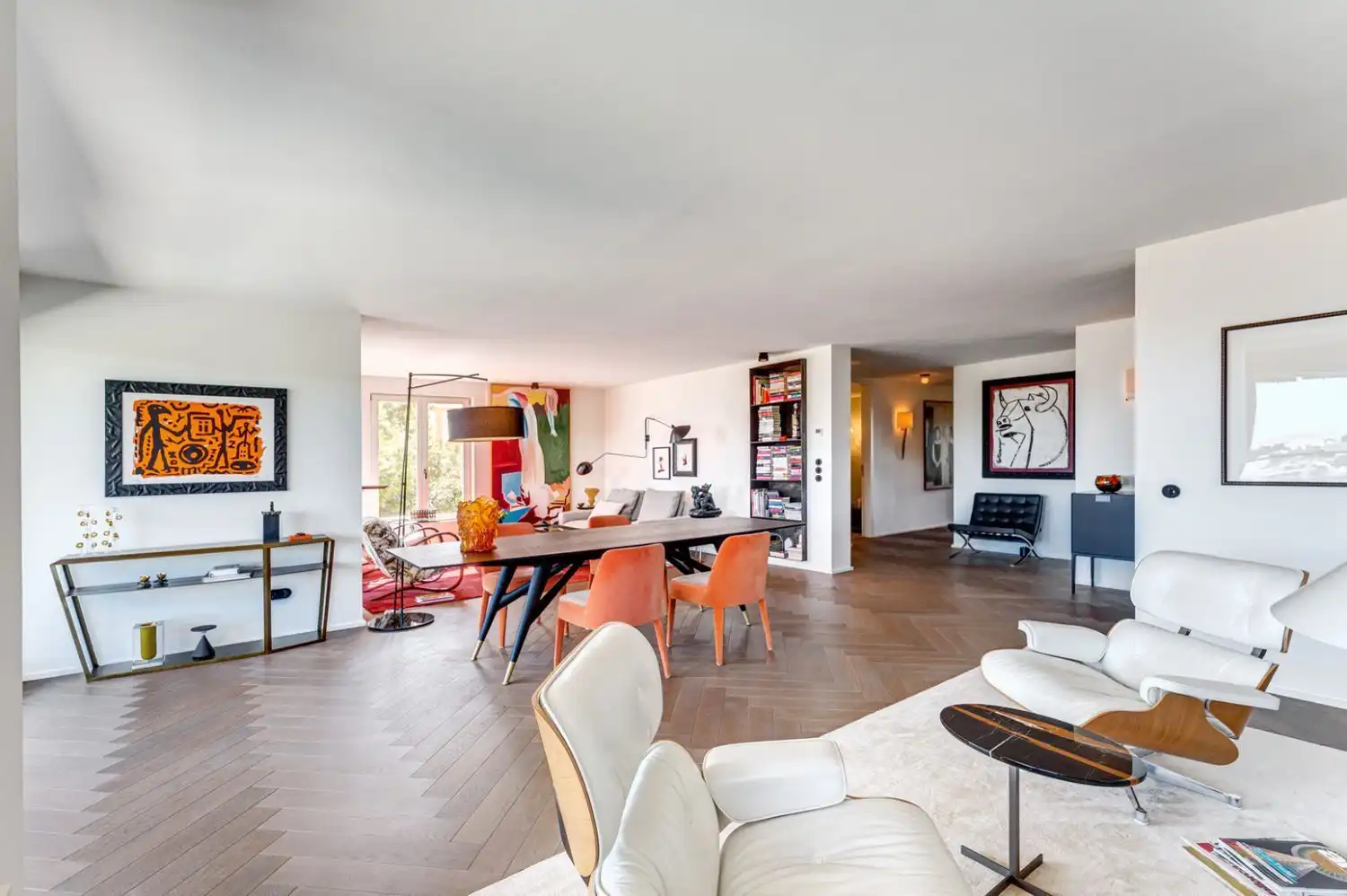 Living room of Flat for sale in  Palma de Mallorca  with Air Conditioner, Private garden and Parquet flooring
