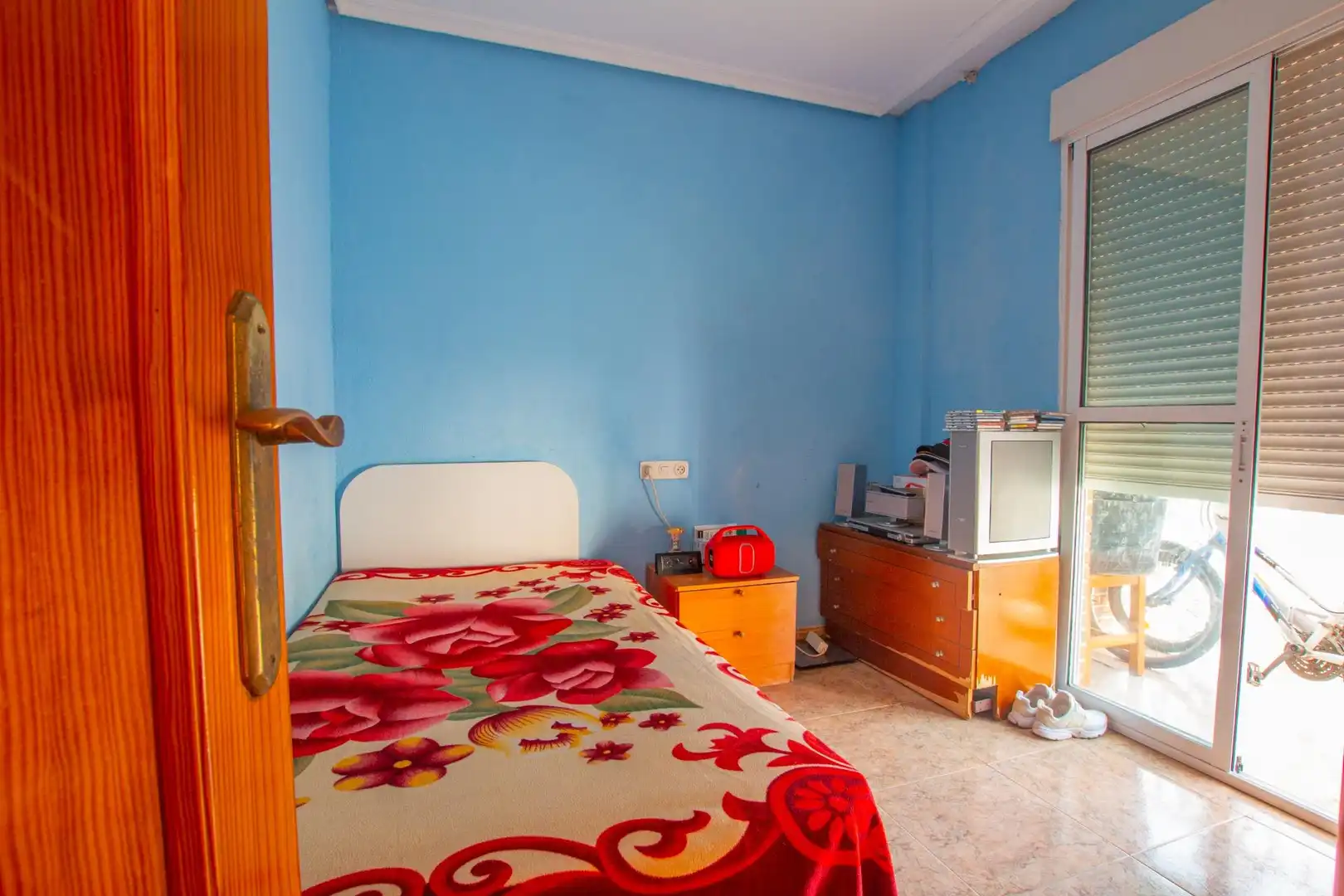 Bedroom of Flat for sale in Águilas  with Air Conditioner, Furnished and Balcony