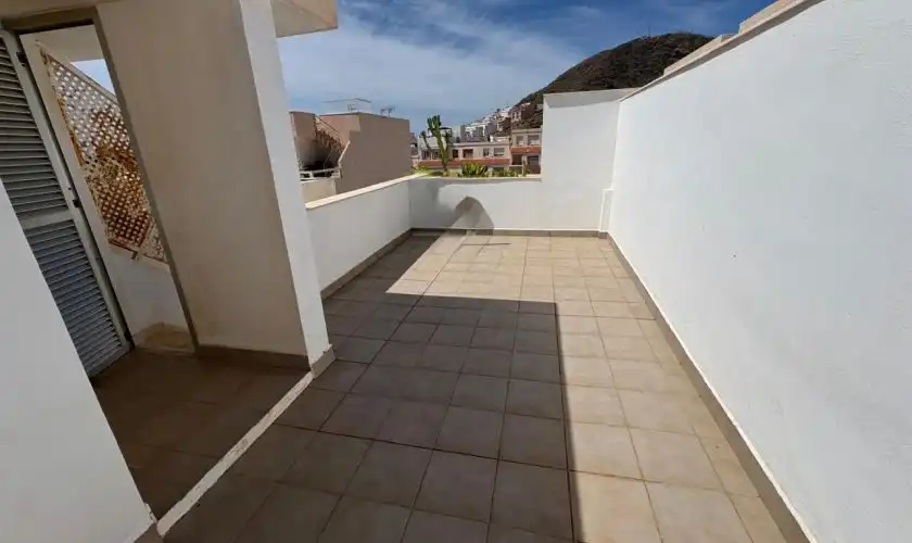 Terrasse von Einfamilien-Reihenhaus zum Verkauf in Carboneras mit Klimaanlage, Terrasse und Abstellraum