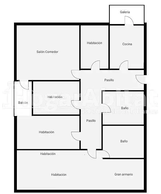 Piso con terraza en venta en Calle Penyagolosa, imagen 65