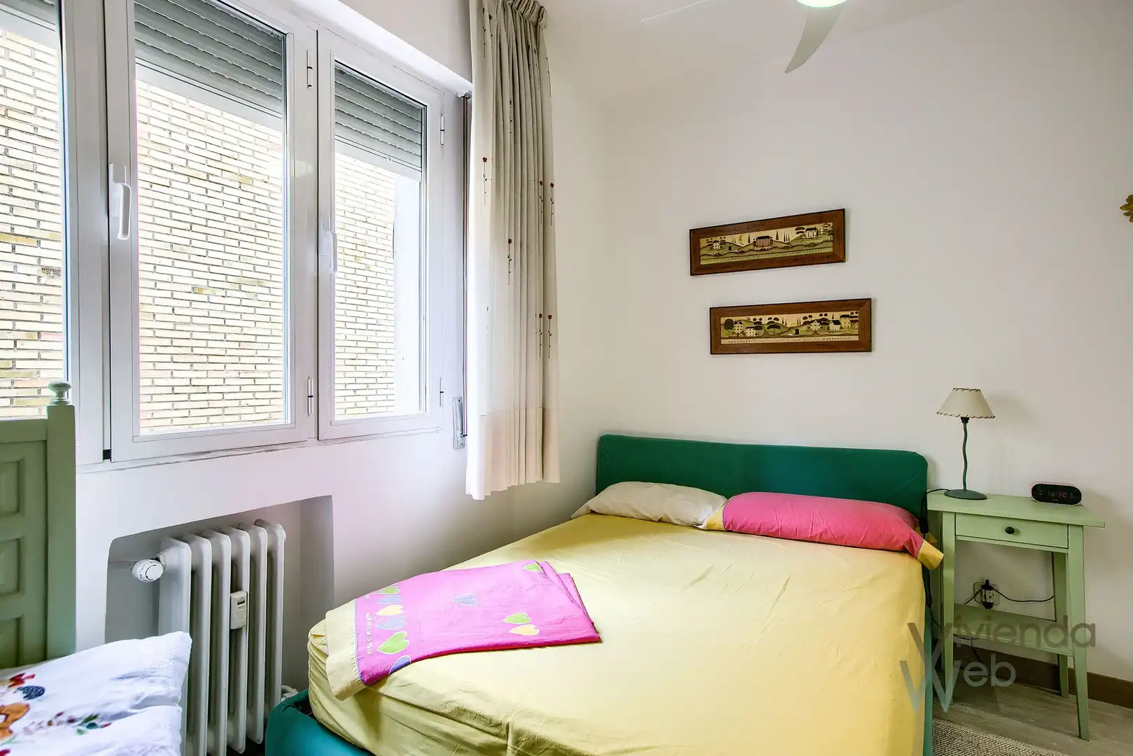 Bedroom of Flat for rent in  Madrid Capital  with Air Conditioner, Heating and Parquet flooring