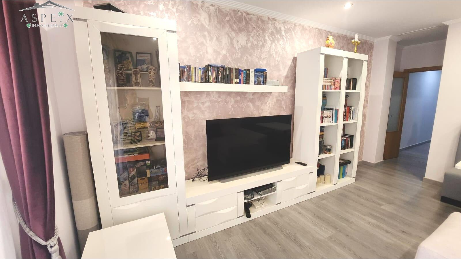 Living room of Flat for sale in Elche / Elx  with Heating, Storage room and Balcony