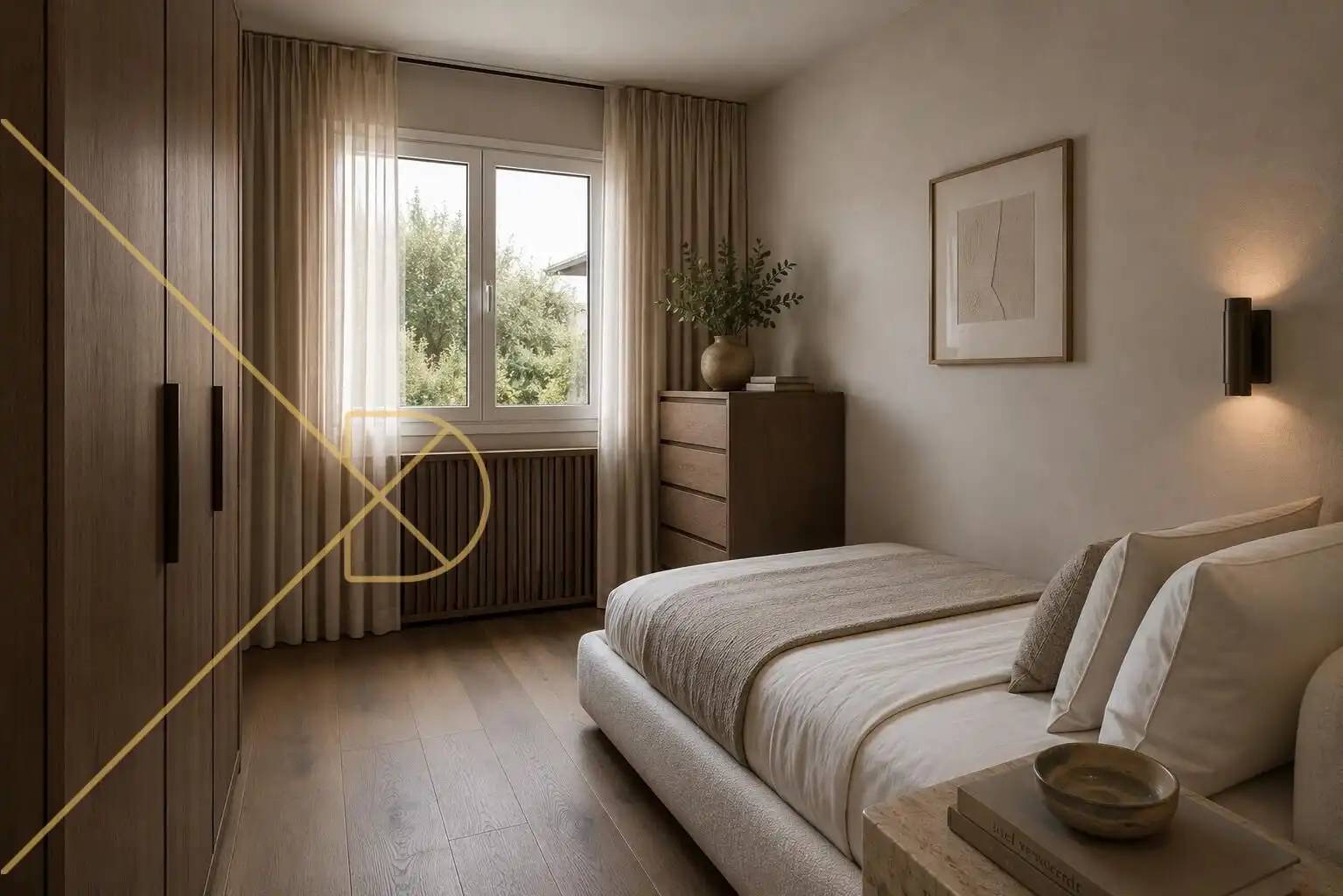 Bedroom of Houses for sale in Sant Just Desvern  with Air Conditioner, Heating and Private garden