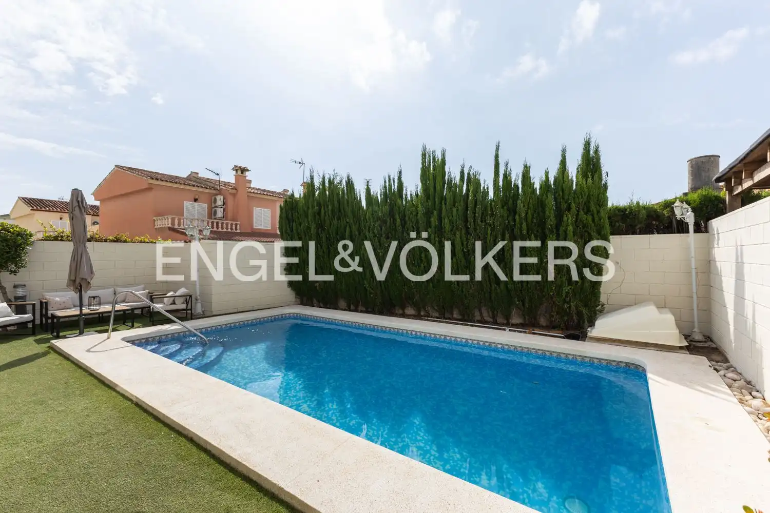 Piscina de Casa o xalet de lloguer en Daimús amb Aire condicionat, Calefacció i Terrassa